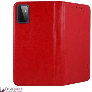 Telone grynos odos dėklas - raudonas (telefonams Samsung A72/A72 5G)